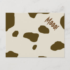 POSTAL ¡CÓMO DE LA PIEL DE COW!
