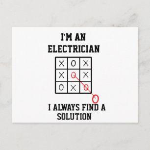 Postal Como electricista siempre encuentro una solución  