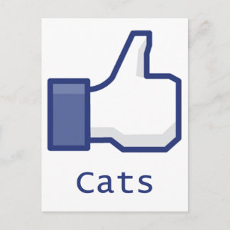 Postal Como gatos