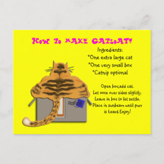 Postal cómo hacer el catloaf