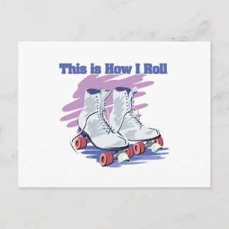 Postal Cómo hago rodar (Roller Skates)