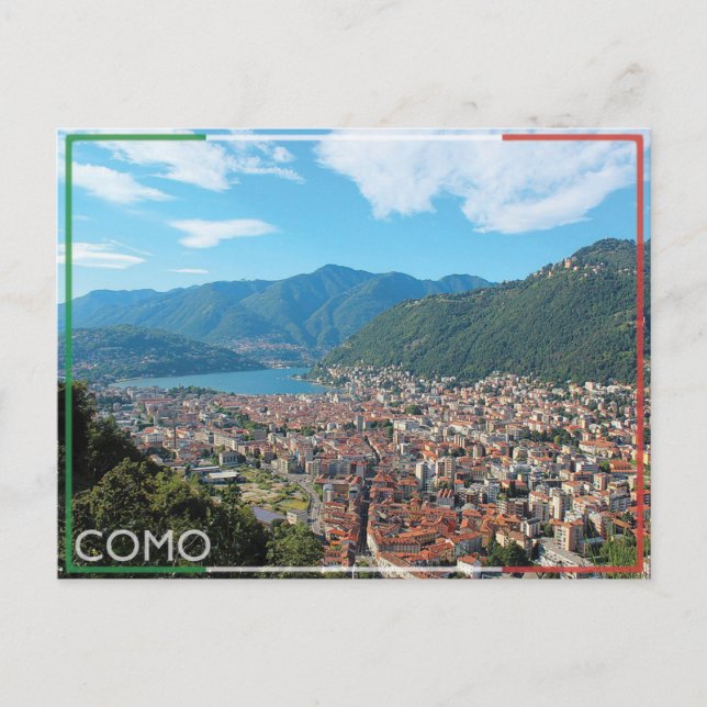 Postal COMO - Italia (Anverso)