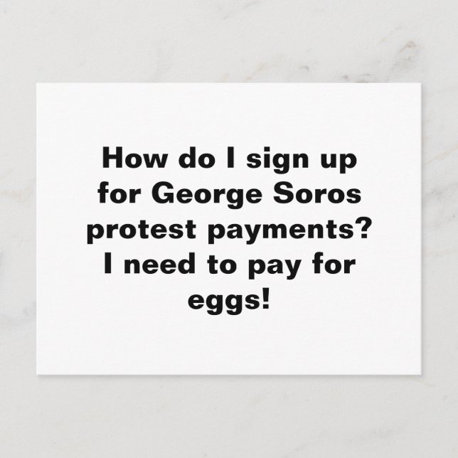 Postal Cómo me inscribo para los pagos de la protesta de  (Anverso)