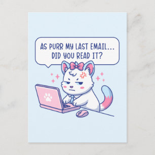 Postal Como mi último correo electrónico - Humor divertid