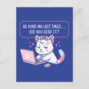 Postal Como mi último correo electrónico - Humor divertid
