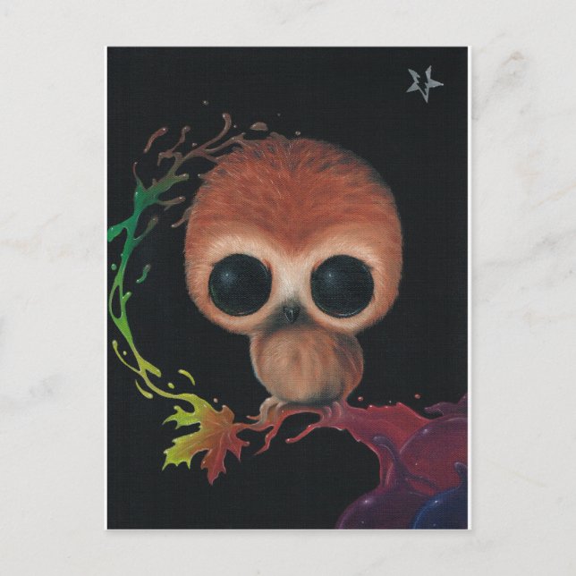 Postal Como rabia por el desayuno (Anverso)