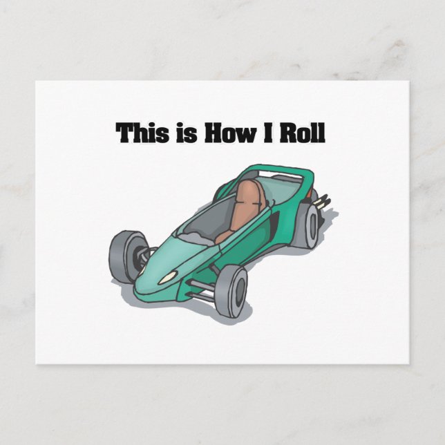 Postal Cómo Rueda (Go Cart) (Anverso)