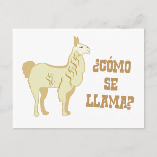 Postal ¿Como se llama? ¿Cómo se llama?