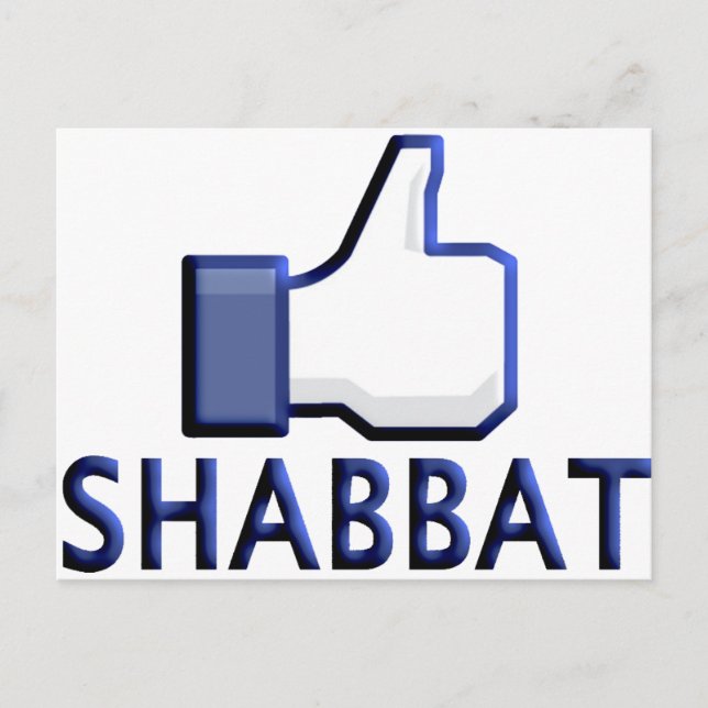 Postal Como Shabbat (Anverso)