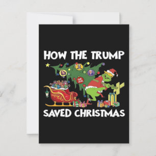 Postal Cómo Trump Salvó La Navidad
