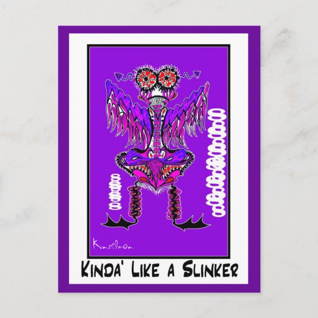 POSTAL COMO UN COMERCIO COLECTIVO DE SLINKER (Anverso)