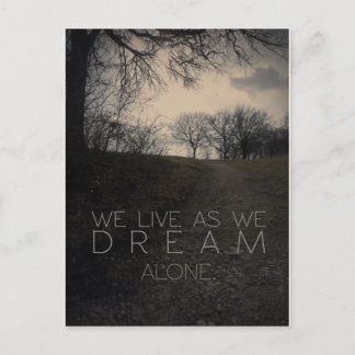 Postal comodidad en la naturaleza