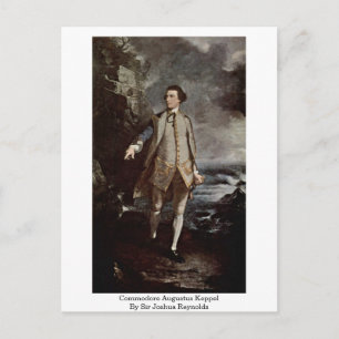 Postal Comodoro Augustus Keppel Por Sir Joshua Reynolds