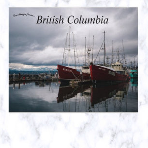Postal Comox Marina Municipal British Columbia Canadá