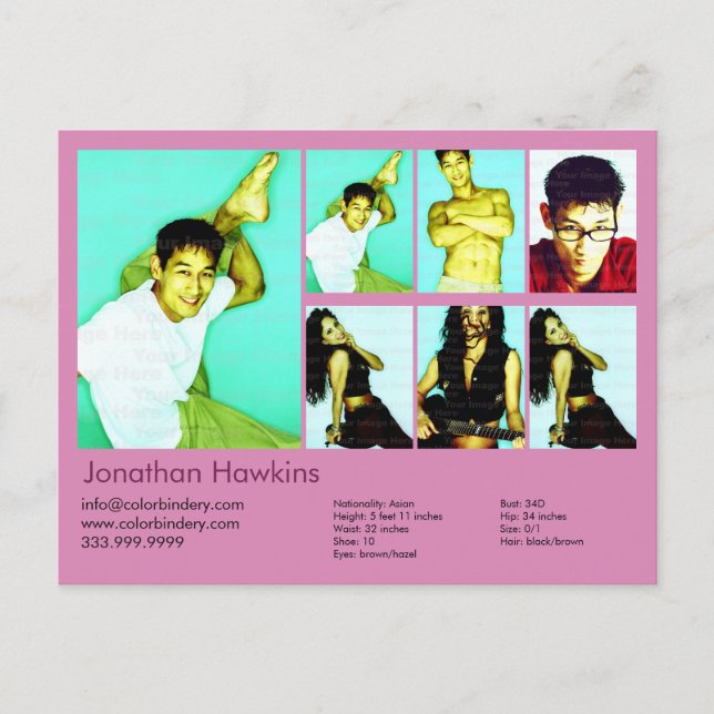 Postal Comp. de disparo de cabeza rosada de 2 caras y mod (Anverso)