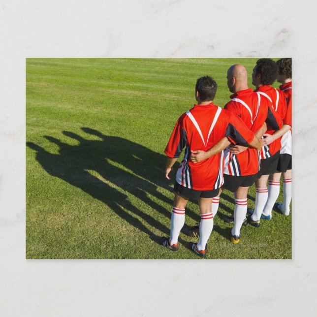 Postal Compañeros de equipo de Rugby (Anverso)