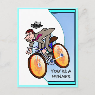 Postal Compañeros de negocios, eres un ganador