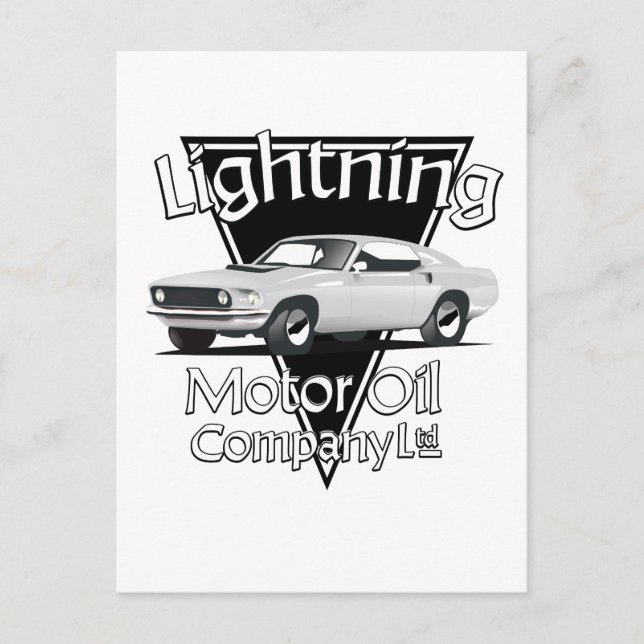 Postal Compañía de Aceite para Motores Lightning Ltd. (Anverso)