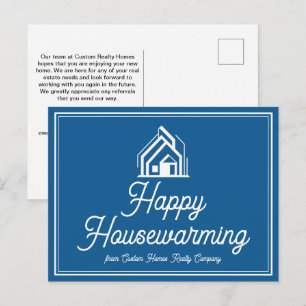 Postal Compañía de bienes raíces Blue Realtor Personaliza