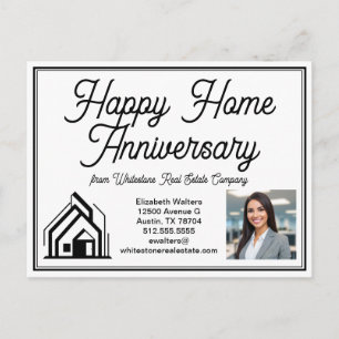 Postal Compañía de bienes raíces elegante Marketing de lo