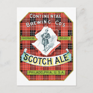 Postal Compañía de fabricación continental Scotch Ale
