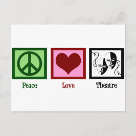 Postal Compañía de Teatro Peace Love