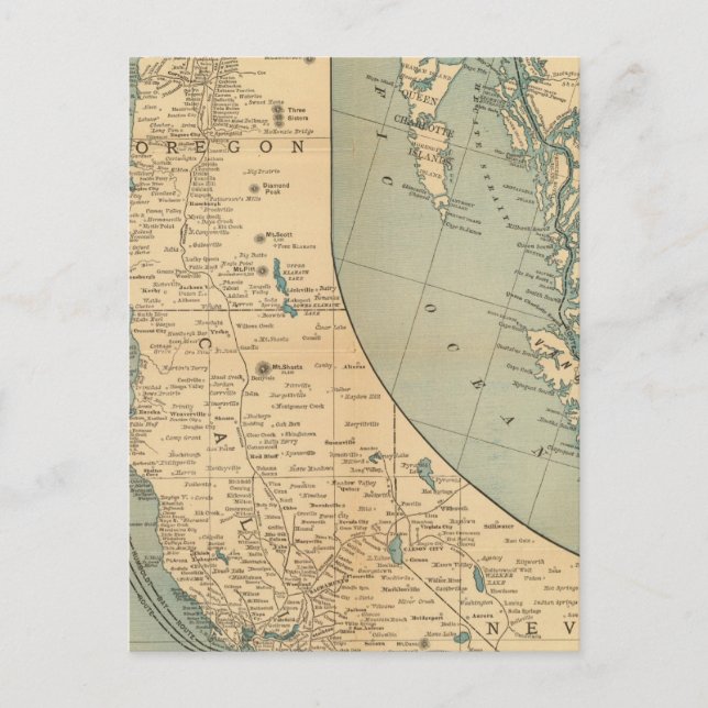 Postal Compañía de vapor de la costa del Pacífico (Anverso)