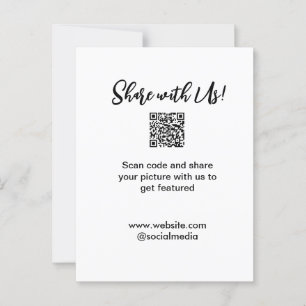 Postal Comparte tu análisis de imagen código QR añadir co