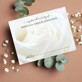Postal Compartir Un Recuerdo Floral Rosa Funeral