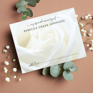 Postal Compartir Un Recuerdo Floral Rosa Funeral