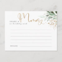 Compartir una memoria o un deseo de cumpleaños, or