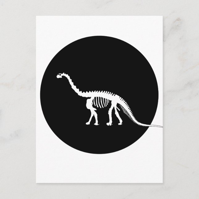 Postal compasaurus skeleton (Anverso)