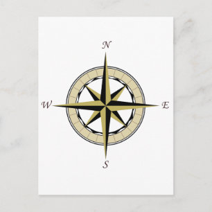 Postal Compass Rosa Art