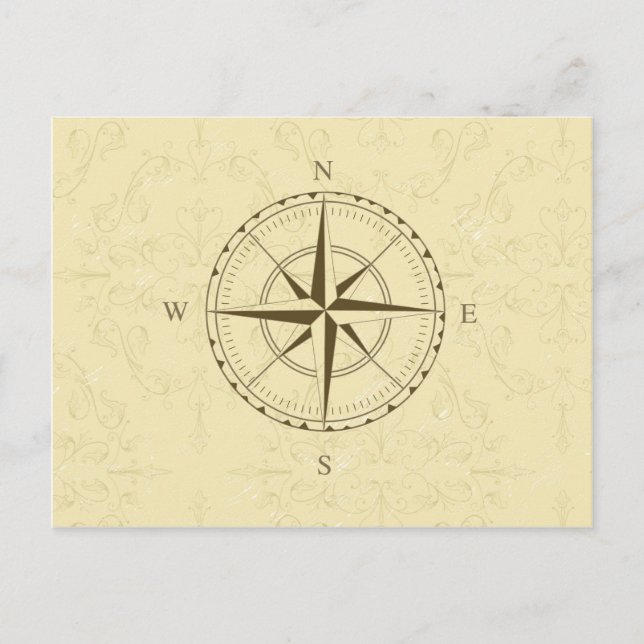 Postal compass vintage suroeste (Anverso)