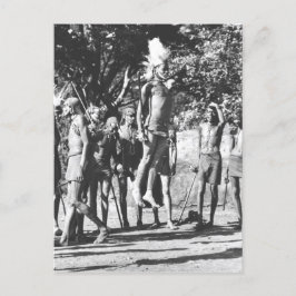 Postal Competencia de saltos de guerreros masái