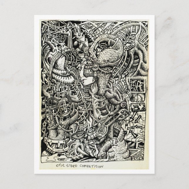 Postal Competencia unilateral, de Brian Benson (Anverso)