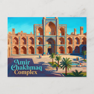 Postal Complejo Amir Chakhmaq Irán