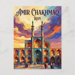 Postal Complejo Amir Chakhmaq Irán