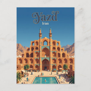 Postal Complejo Amir Chakhmaq Irán