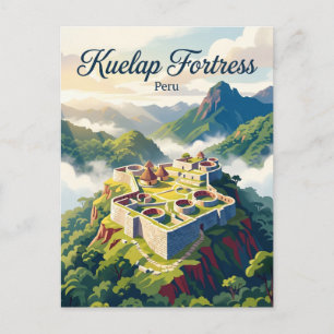 Postal Complejo Arqueológico Kuelap Perú