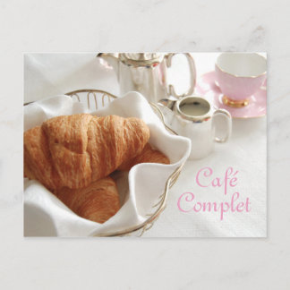 Postal Complejo Café, Desayuno Continental Postcard