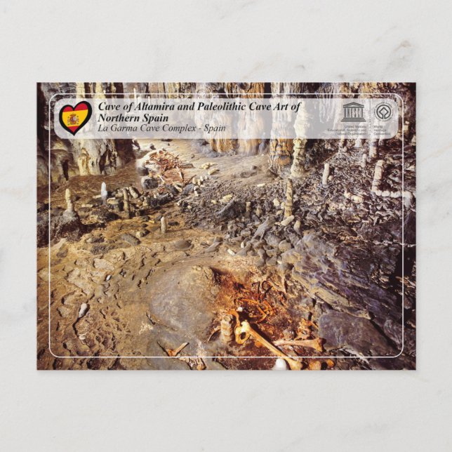 Postal Complejo cueva de La Garma (Anverso)