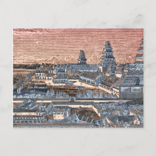 Postal Complejo de grabado del palacio del castillo de To