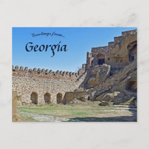 Postal Complejo del Monasterio de David Gareja