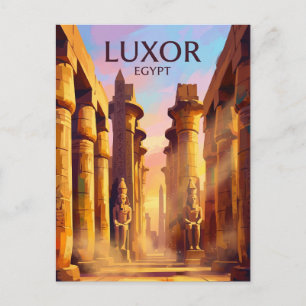 Postal Complejo del Templo de Karnak Egipto