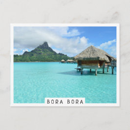 Postal Complejo náutico en la laguna de Bora Bora