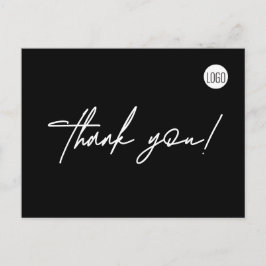 Postal Complemento con logotipo de personalizado Gracias 