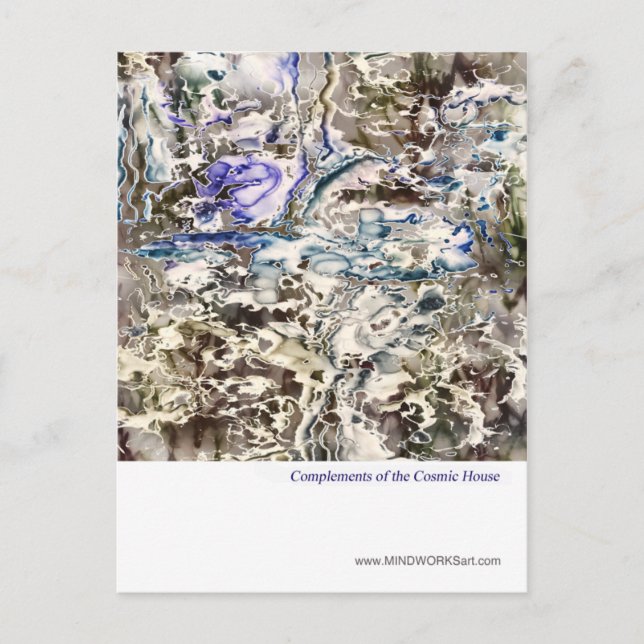 Postal Complementos de la casa cósmica (Anverso)