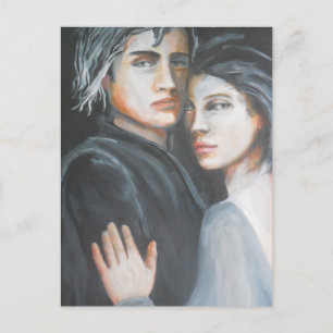 Postal Complicidad de una pareja