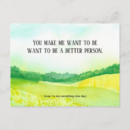 Postal Complicidad dice algo bueno día 1 de junio